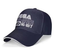 CAPPELLO SEGA MEGA DRIVE 16 BIT BERRETTO RETROGAMING UOMO MEN GENESIS CASUAL