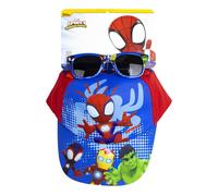Cappello - Set Cappello E Occhiali Da Sole Spidey Blu Tg. 51 Cm