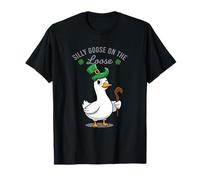 Cappello Silly Goose con Leprechaun Verde San Patrizio Maglietta