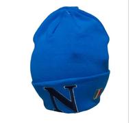 Cappello skipper azzurro con ricamo blu/bianco e scudetto ssc napoli