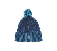 Cappello skipper bicolore con pon pon blu/azzurro ssc napoli