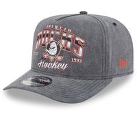 Cappello Snapback A-Frame Washed Nero NHL Team Anaheim Ducks New Era 9Fifty