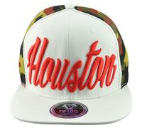 Cappello Snapback Trucker Mesh Camouflage Uomini Houston Città Texas Stato