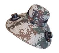 Cappello solare Bim Fan - Tappo di raffreddamento per esterni, ricaricabile, per la testa ventilata, protezione solare UV per l'allenamento di sentieri, accessori per il fitness, ombra personale