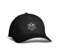 Cappello sportivo One Piece Cap - Manga Anime giapponese scimmia Rufy Devil Fruit Rubber Straw Hat King of The Pirates Grand Line Treasure regalo all'aperto, Black Prime, Taglia unica
