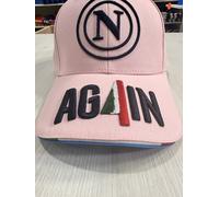 Cappello SSC Napoli E. Castellano Visiera Campione D’Italia Again AG4IN Rosa
