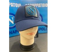 Cappello SSC Napoli Enzo Castellano Visiera Baseball Con Patch Pelle