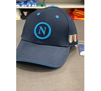 Cappello SSC Napoli Enzo Castellano Visiera Scudetto Campione D’Italia N 3 Blu