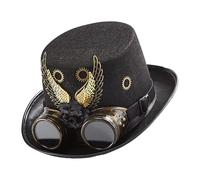 Cappello Steampunk da uomo, cappello gotico per mascherare, per la testa cosplay per carnevale, mascherata, viaggi, performanti teatrali, festival musicali