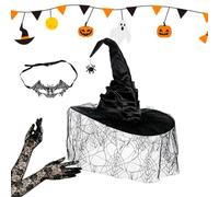 Cappello Strega Di Halloween Accessori Cappello Halloween Per Costume | Accessori Acconciatura Per Foto Per Cosplayer Artista Carnevale Scena Mostra Festa Ballo Mascherato E