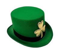 Cappello superiore per donna Accessori per costumi portafortuna | Cappelli per il giorno di San Patrizio per le donne per spettacoli teatrali Gioco di ruolo Mago Party Donne Adolescenti