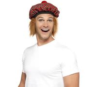 Cappello Tartan Tam-O-Shanter Accessorio Per Costume Scozzese Di Burns Night