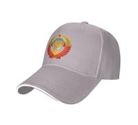 Cappello Tattico con Unione delle Repubbliche Socialiste Sovietiche Emblema Militare A Sandwich | Cappellino da Baseball | Cappellino con Visiera Regolabile | Protezione Solare UPF 50+ per La Guida