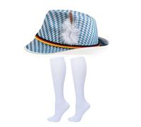 Cappello tedesco | con divertenti e comodi copricapo - costume cosplay novità cappelli tedeschi - per uomini, donne, adulti, bambini, parata, danza, spettacoli, cosplay, feste, festival
