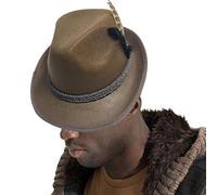 Cappello tedesco per Oktoberfest Festa della Birra - Cappello da gioco di ruolo non tessuto - Accessorio per costume Oktoberfest, copricapo da festa per adulti, teatro, ruolo play,