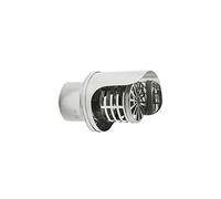Cappello terminale scarico fumi a parete INOX DN 100mm con parapioggia