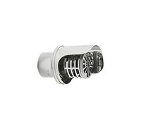 Cappello terminale scarico fumi a parete INOX DN 80mm con parapioggia