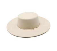 Cappello Tesa Larga Donna Cappelli Fedora a sommità Piatta for Donna Cappello Vintage a Tesa Larga Protezione Solare Abiti da Chiesa Cappellino Fedora da Sposa for Feste