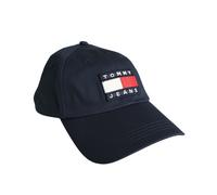 Cappello Tommy Jeans Aw0aw14601 Baseball Hat Unisex Cotone Blu