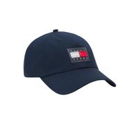 Cappello Tommy Jeans Aw0aw14990 Baseball Hat Cotone Blu Scuro