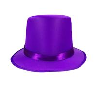 Cappello top piatto top ad fantasia cappello da costume funky per la notte