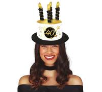 Cappello torta 40 anni con stelle