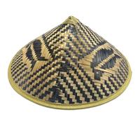 Cappello Tradizionale Cinese di bambù, Cappello di Riso, Cappello Asiatico Vietnamita per Donne E Uomini, Pesca All'aperto