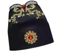 Cappello tradizionale cinese ufficiale cappello costume vintage traspirante tessuto non tessuto copricapo per eventi storici raccolta cappello cosplay