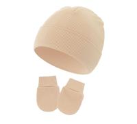 Cappello Traspirante Con Cofano Per Bambini Nitaborni Tappi Fetali Morbidi Guanti Guanti Per Un Regalo Traspirato Da 0 A 1 Mese Unisex