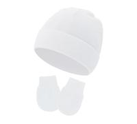 Cappello Traspirante Con Cofano Per Bambini Nitaborni Tappi Fetali Morbidi Guanti Guanti Per Un Regalo Traspirato Da 0 A 1 Mese Unisex