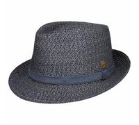 Cappello Trilby Canapa Lino Zechbauer blu 57 cm