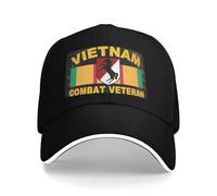 Cappello Trucker 11Th Armored Cavalry Regiment Vietnam Combat Veteran Black Cappello A Palla Casual Baseball cap Sole Estivo Cappellino da Baseball per Sport Viaggi Fitness