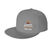 Cappello Trucker A Clean Beaver Always Gets More Wood Cappello Hiphop Flessibile Traspirante Cappellino Sport per Uomo Amico Pesca