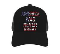 Cappello Trucker America Was Never Great Berretto da Baseball Classico Hip Hop Cappllino Casual Cappellino da Baseball attività All'Aperto per Regali Fitness