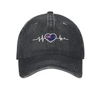 Cappello Trucker Australia Flag Australian Pride Heartbeat Berretto da Baseball Casual Cappello A Palla Unisex Berretto Palla per attività All'Aperto Fitness Viaggi