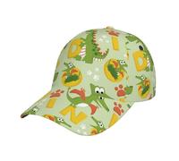 Cappello Trucker Cartoon Dinosaurs,Cute Dinosaurs Cappello A Palla Unisex Hip Hop Cappllino Casual Berretto Palla per Sport Viaggi Fitness