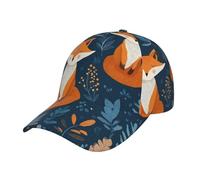 Cappello Trucker Cartoon Fox Pattern Hip Hop Cappllino Unisex Cappello A Palla Regolabile Cappellino da Baseball per Fitness attività All'Aperto Sport