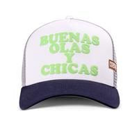 Cappello Trucker Coastal HFT Olas Y Chicas Bianco/Navy Meshcap Surf Wellen