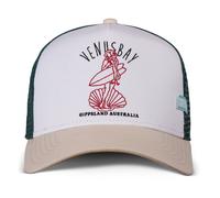 Cappello Trucker Coastal HFT Venus Bay Bianco Basecap Meshcap Unisex Surfen