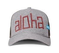 Cappello Trucker Costal HFT Aloha Jersey Grigio Heather Hawai