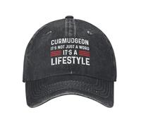 Cappello Trucker Curmudgeon Its Not Just A Word Its A Lifestyle Cappellino da Baseball Sole Estivo Berretto da Baseball Regolabile Berretto Palla per Regali Viaggi Fitness