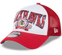 Cappello Trucker Distressed A-Frame 9Forty Chicago Blackhawks New Era