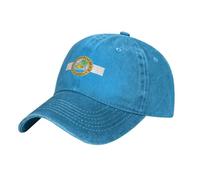 Cappello Trucker Flag of Pompano Beach, Florida Berretto da Baseball Casual Cappello A Palla Regolabile Hip Hop Cappllino per Regali Fitness Viaggi
