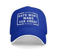 Cappello Trucker Hate Will Not Make The USA Great Hands of No The King Berretto da Baseball Sole Estivo Hip Hop Cappllino Classico per Fitness attività All'Aperto