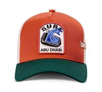 Cappello Trucker HFT Abu Dhabi Rust/Verde Basecap Meshcap Kappe Fischbüchse
