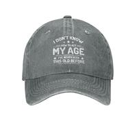 Cappello Trucker I Don't Know How To Act My Age I've Never Been This Old Before Berretto Palla Casual Cappello A Palla Sole Estivo Hip Hop Cappllino per attività All'Aperto Fitness Viaggi