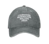 Cappello Trucker I Survived Hurricane Milton 2024 Cappello A Palla Sole Estivo Hip Hop Cappllino Regolabile per Viaggi Sport
