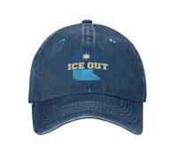 Cappello Trucker Ice out Minnesota Resist Uomo Donna Berretto da Baseball Classic Cappello da Cowboy Morbido Snapback cap per Tennis Ciclismo Pesca