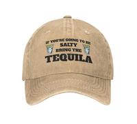 Cappello Trucker If You're Going To Be Salty Bring The Tequilas Berretto da Baseball Unisex Berretto Palla Sole Estivo per Regali attività All'Aperto