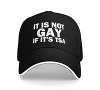 Cappello Trucker It Is Not Gay If It's TSA Berretto da Baseball Casual Cappello A Palla Classico per Fitness Sport